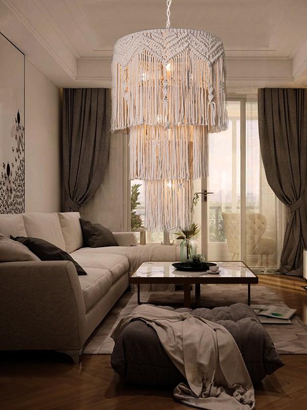 Timing Cherish grey hanging chandelier supply for bar-1